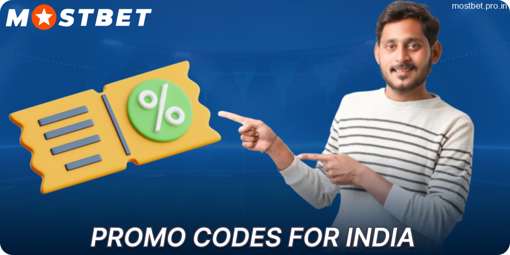 Mostbet promo codes available for Indian players